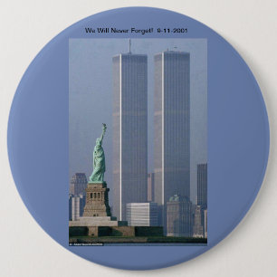 Wir vergessen nie! 9-22-2001 Knopf Button