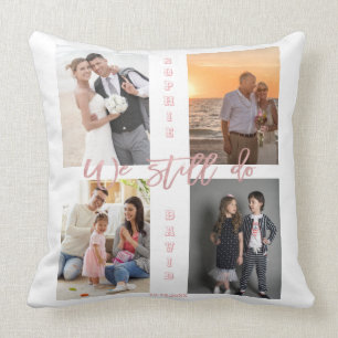 Wir verlängern noch die Vows-FotoCollage Kissen