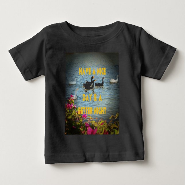 Wir verließ unseren Kunden immer zufrieden und zuf Baby T-shirt (Vorderseite)