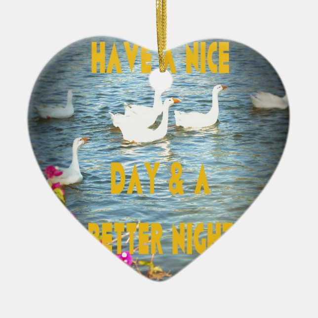 Wir verließ unseren Kunden immer zufrieden und zuf Keramik Ornament (Vorne)