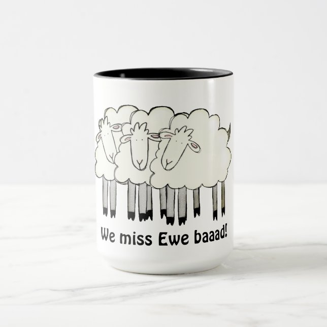 Wir vermissen dich Baad Tasse (Zentrum)