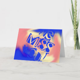 Wir vermissen dich! karte