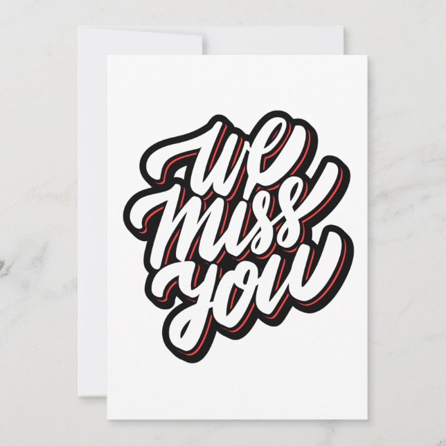 Wir verpassen Ihre Karte (Vorderseite)