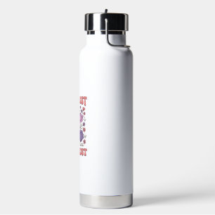 Wir vertrauen auf Christus Florales christliches V Trinkflasche