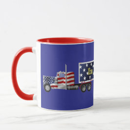 Wir vertrauen der großen Tasse von Lkw