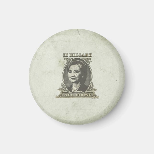 Wir vertrauen Hillary Magnet (Vorne)