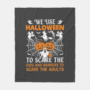 Wir verwenden Halloween-Angst-Geist-Kürbisse Hexe Fleecedecke