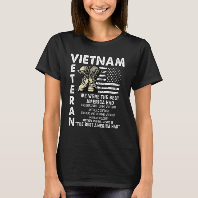 Wir waren das beste Amerika, das Vietnam als Veter T-Shirt (Vorderseite)