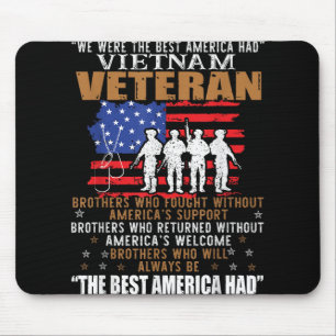 Wir waren das beste Amerika, das Vietnam Veteran B Mousepad