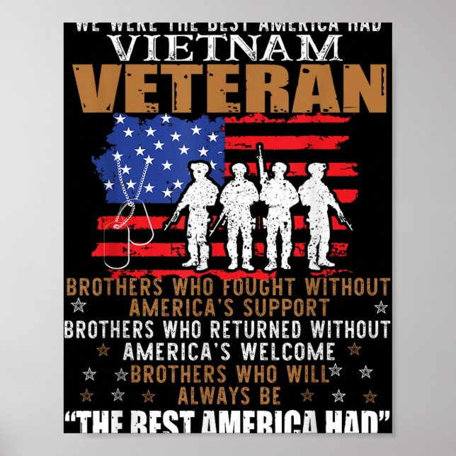 Wir waren das beste Amerika, das Vietnam Veteran B Poster (Vorne)