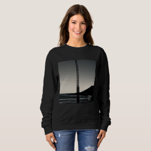 Wir waren hier Titel Frauen schwarzes Sweatshirt