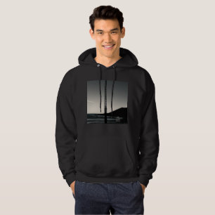 Wir waren hier Titelmänner schwarz gekleidetes Swe Hoodie