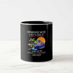 Wir waren schwer, wenn wir Toger Flamingo Cruze Zweifarbige Tasse