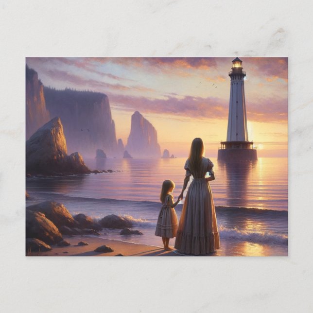 Wir warten postkarte (Vorderseite)