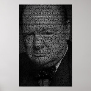 Wir werden an den Stränden kämpfen - Zitat von Chu Poster