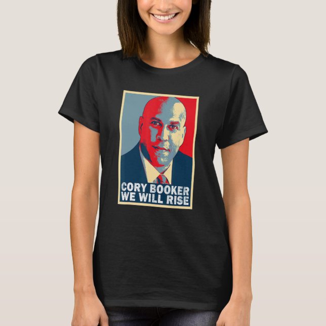Wir werden Cory Booker erhöhen T-Shirt (Vorderseite)