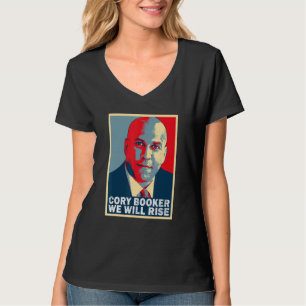 Wir werden Cory Booker erhöhen T-Shirt