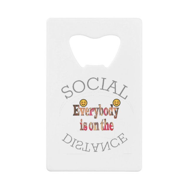 Wir werden COVID-19 überleben - eine Botschaft der Geldbeutel Flaschenöffner (Vorderseite)