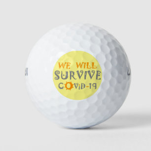 Wir werden COVID-19 überleben: Eine Botschaft der Golfball