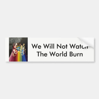 Wir werden den Autoaufkleber der weltweiten Verbre