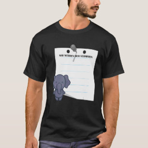 Wir Werden Dich Vermissen Friends Abschied mit Si T-Shirt
