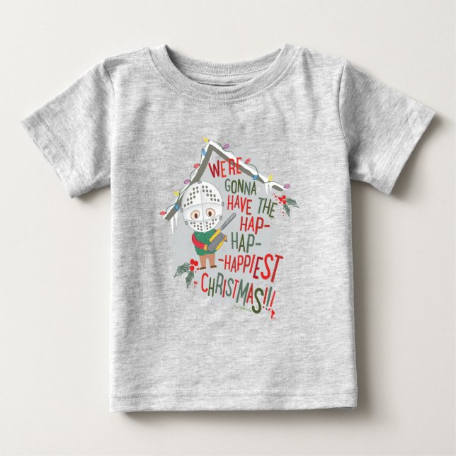 Wir werden die glücklichsten Weihnachten haben Baby T-shirt (Vorderseite)