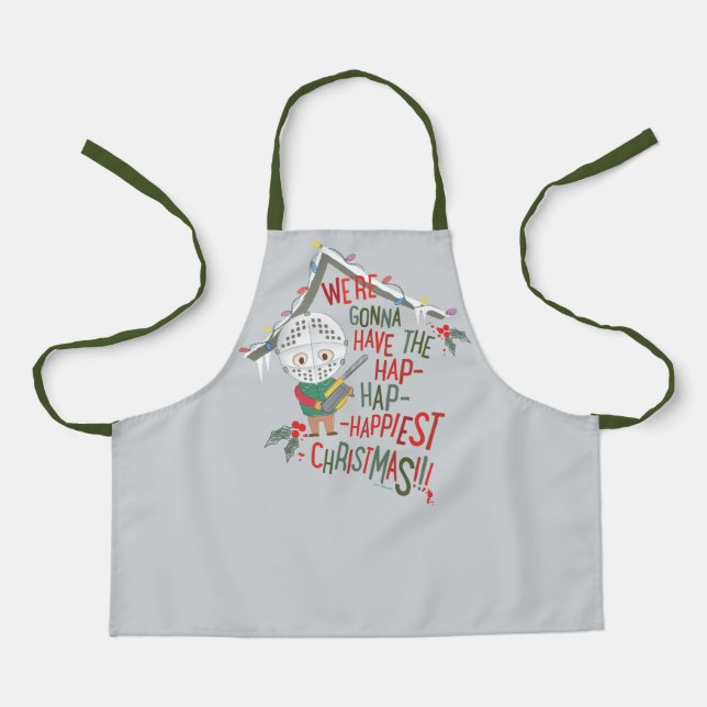 Wir werden die glücklichsten Weihnachten haben Schürze (Vorderseite)