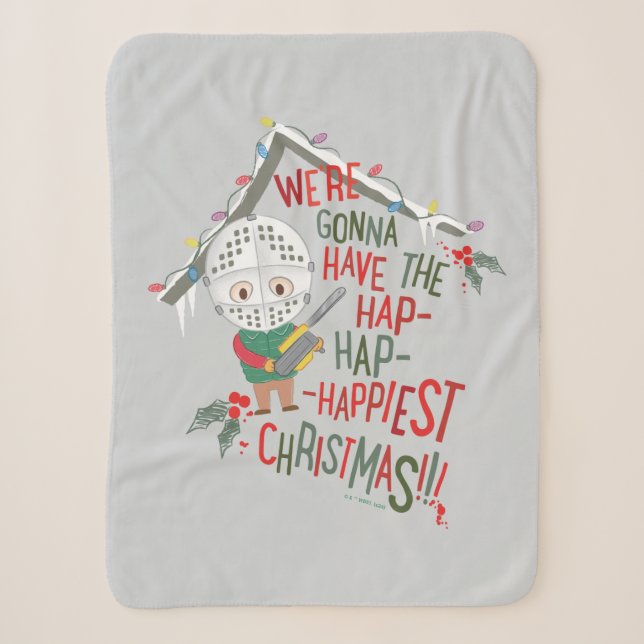 Wir werden die glücklichsten Weihnachten haben Sherpadecke (Vorderseite)