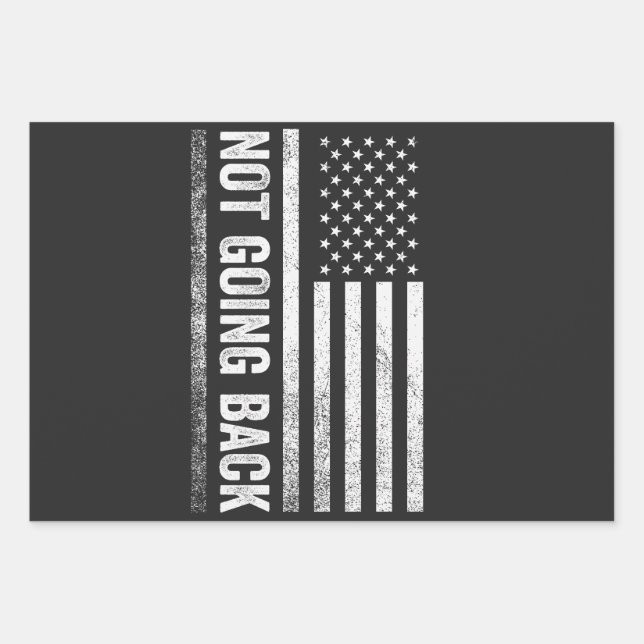 Wir werden die Harris-Walz-Wahlen nicht zurückzieh Geschenkpapier Set (Vorderseite)