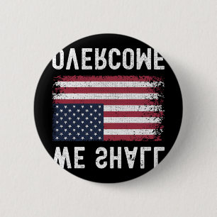 Wir werden die Protestflagge der Vereinigten Staat Button