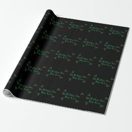 Wir werden dir soziale DistanzWeihnachten verpasse Geschenkpapier