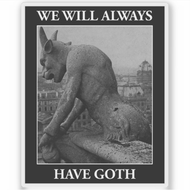 Wir werden immer gut sein aufkleber (Vorderseite)