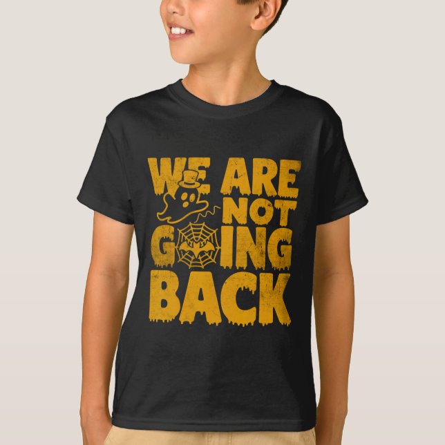 Wir werden nicht CK wählen Kamala Harris Halloween T-Shirt (Vorderseite)