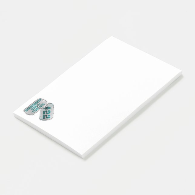 WIR WERDEN NICHT ÜBERTRAGEN (Made in Minnesota) Post-it Klebezettel (angewinkelt)