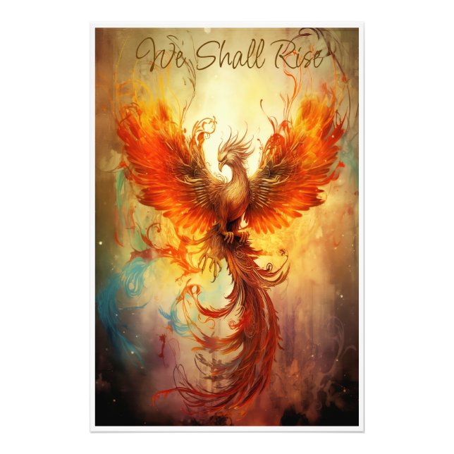 WIR WERDEN STEIGEN - Textversion Fotodruck (Vorne)