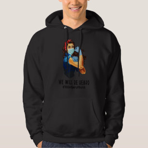 Wir werden von Brown Haare Krankenschwester Millio Hoodie