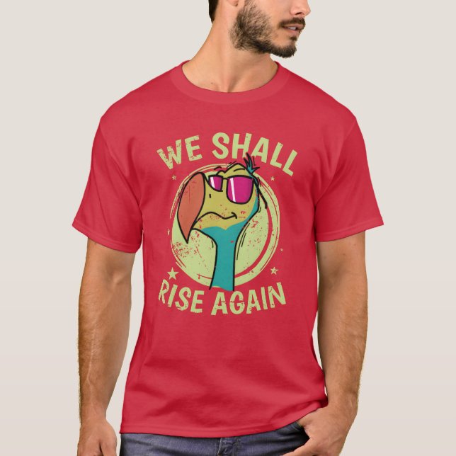 Wir werden wieder Vogel von Mauritius Mädchen aufz T-Shirt (Vorderseite)