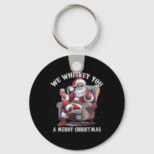 Wir Whiskey Ihnen ein frohes Weihnachtsfest Lustig Schlüsselanhänger