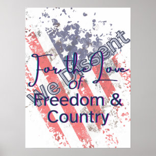 Wir widersprechen aus Liebe zum Land Plakat