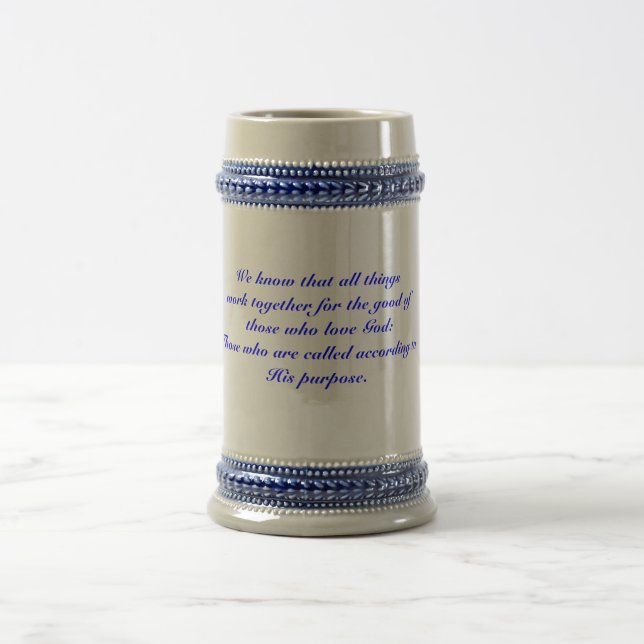 Wir wissen, dass alle Dinge zusammenarbeiten Bierglas (Mittel)