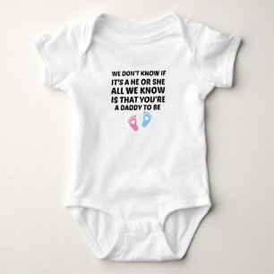 Wir wissen nicht, ob er oder sie alles ist, was wi baby strampler