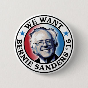 Wir wollen Bernie-Sandpapierschleifmaschinen 2016 Button