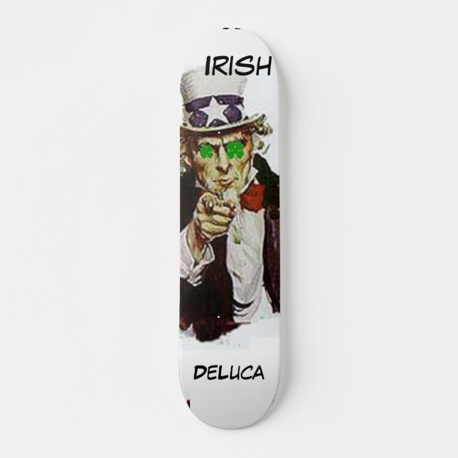 Wir wollen DeLuca Skateboard (Vorne)