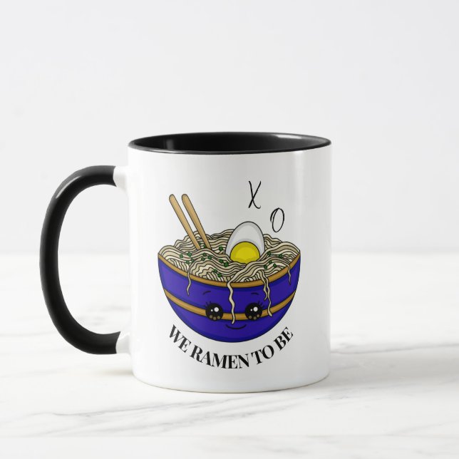 Wir wollten das sein | Funny Ramen Pun Tasse (Links)