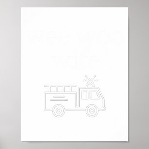 Wir Woo Ehefrau Feuerwehrfrau Suse Niedlich Minima Poster