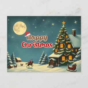 Wir wünschen ein frohes Weihnachtsfest - 009 Feiertagspostkarte