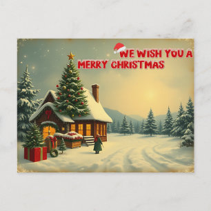 Wir wünschen ein frohes Weihnachtsfest - O12 Postkarte