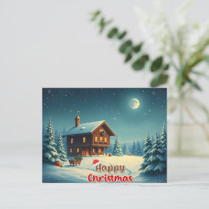 Wir wünschen ein frohes Weihnachtsfest - O15 Feiertagspostkarte