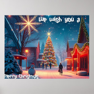 Wir wünschen frohe Weihnachten - O14 Poster