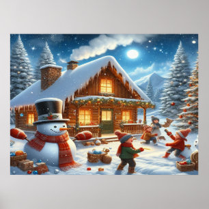 Wir wünschen frohe Weihnachten - O22 Poster
